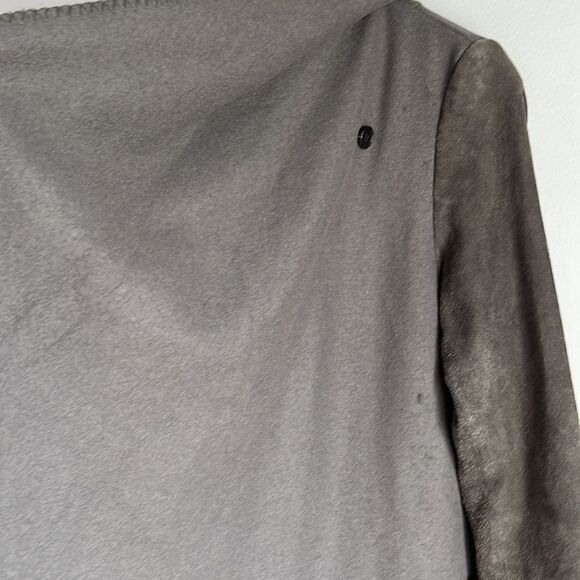 AllSaints Suri Roux Coat, Light Khaki - Picture 8 of 16